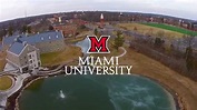 Miami University Aerial Campus Tour - YouTube