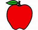 Dibujo de manzana pintado por Cesaravalo en Dibujos.net el día 10-04-13 ...