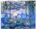 Kunst 1916 Claude Monet Water Lilies French Impressionist Painting Art ...