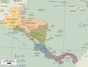 Map of Central America with Maps of its Countries - Ezilon Maps