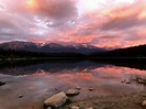 Patricia lake, Jasper National Park [OC] [4032x3024] : EarthPorn