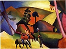 August Macke - Werke, Bilder und Gemälde