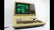 Apple III from 1981 starting some software - YouTube