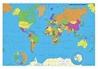 Paises Y Capitales Del Mundo Planisferio Con Nombres Mapa Politico ...
