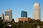 Downtown Skyline of Winston-Salem, North Carolina