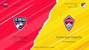 FC Dallas vs Colorado Rapids 15.10.2023 at Major League Soccer 2023 ...