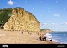 Costa Jurásica playa de West Bay, Bridport, Dorset, Inglaterra, Reino ...