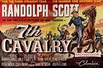 7th Cavalry (1956) | Randolph scott, Classic movie posters, Original movie