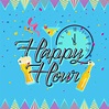 Happy Hour Illustrations, Royalty-Free Vector Graphics & Clip Art - iStock