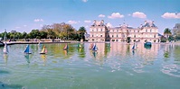 Little sailboats at Luxembourg Gardens, Paris : sailing