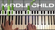 J. Cole - MIDDLE CHILD (Piano Tutorial Lesson) - YouTube