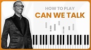 Can We Talk (Tevin Campbell) - PIANO TUTORIAL (Part 1) - YouTube