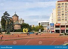 Pitesti Romania City Center Editorial Stock Image - Image of city ...