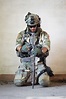 Soldado Americano Que Descansa Da Operação Militar Foto de Stock ...
