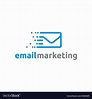 Email marketing logo Royalty Free Vector Image