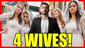 Walking with 4 Wives in New York City - YouTube