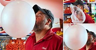 Meet Chad Fell who holds Guinness World Record for largest bubblegum ...