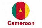 Copa mundial de fútbol de la fifa 2022 con bandera de camerún. copa del ...