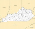 Kentucky State Map With Cities