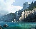 Pin by Kelnan McGillicuddy on RPG Locations | Fantasy landscape, Greece ...