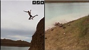 Man splits face open diving video - arcinput