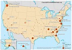 Map of US Military Bases - United States Maps