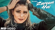 Zaroori Hai Allavi Full Song Vicky Hardik Hardik Acharya Latest Punjabi ...