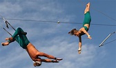 A Flying Trapeze Artist Starts Her Swing From Rest | Letter G Decoration