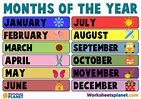Months Of The Year In English