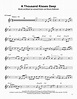 A Thousand Kisses Deep Sheet Music | Chris Botti | Trumpet Transcription