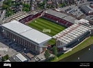 An aerial view of The City Ground, Nottingham UK. Home of Nottingham ...