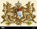 Heraldik, Wappen, Bayerisches Königreich, Staatswappen, Deutschland ...