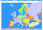 Mapa de Europa para completar, Mapas, tarjetas