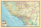 Southern California Wall Map by Compart Maps - MapSales