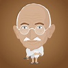 Ejemplo Del Vector - Mahatma Gandhi Imagen editorial - Ilustración de ...