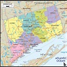 Detailed Map of Connecticut State - Ezilon Maps