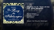 Siegfried: Act III, "Stark ruft das Lied" (Erda, Wanderer) - YouTube