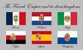 Flags of the First French Empire and its client kingdoms under the ...