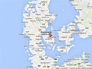 Odense on Map of Denmark