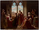 La reina Isabel la Católica, presidiendo la educación de sus hijos ...
