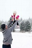 Daddy daughter | Winter family photos, Daddy daughter photos, Baby in snow