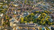 Luftbild Detmold - Altstadtbereich und Innenstadtzentrum in Detmold im ...