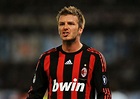 David Beckham 32 A.C Milan | David beckham, David beckham wallpaper ...