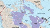 Escudo Canadiense / definición, Ubicación, Mapa, accidentes geográficos ...