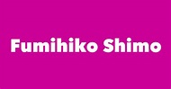 Fumihiko Shimo - Spouse, Children, Birthday & More