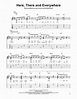 Here, There And Everywhere Sheet Music | The Beatles | Solo Guitar