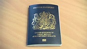 El pasaporte británico volverá a ser azul tras salir de la Unión Europea