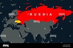 Russia political map -Fotos und -Bildmaterial in hoher Auflösung – Alamy