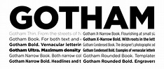 Gotham Bold Font | xFonts.pro