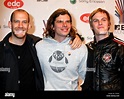 Florian Weber (L), Andi Erhard (C) and Peter Brugger of the German rock ...